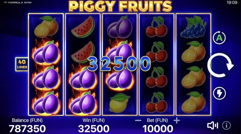 Piggy Fruits – kombinasjon av sparegriser og fruktsymboler